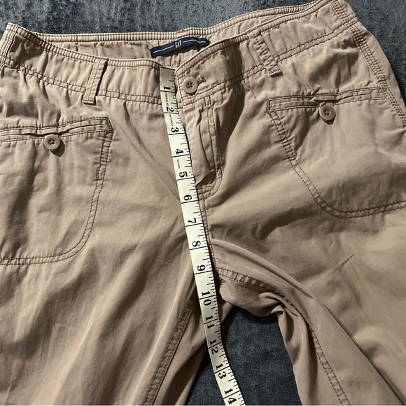 GAP Cargos pants/capri wide/straight leg Size 10 - Picture 8 of 8